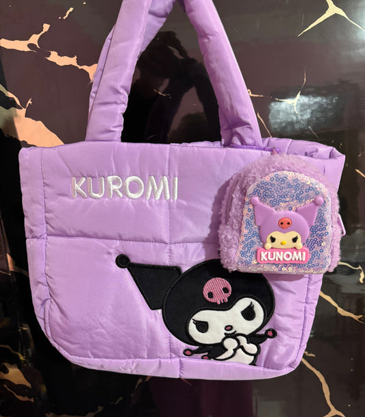 Borsa Kuromi con charm zainetto