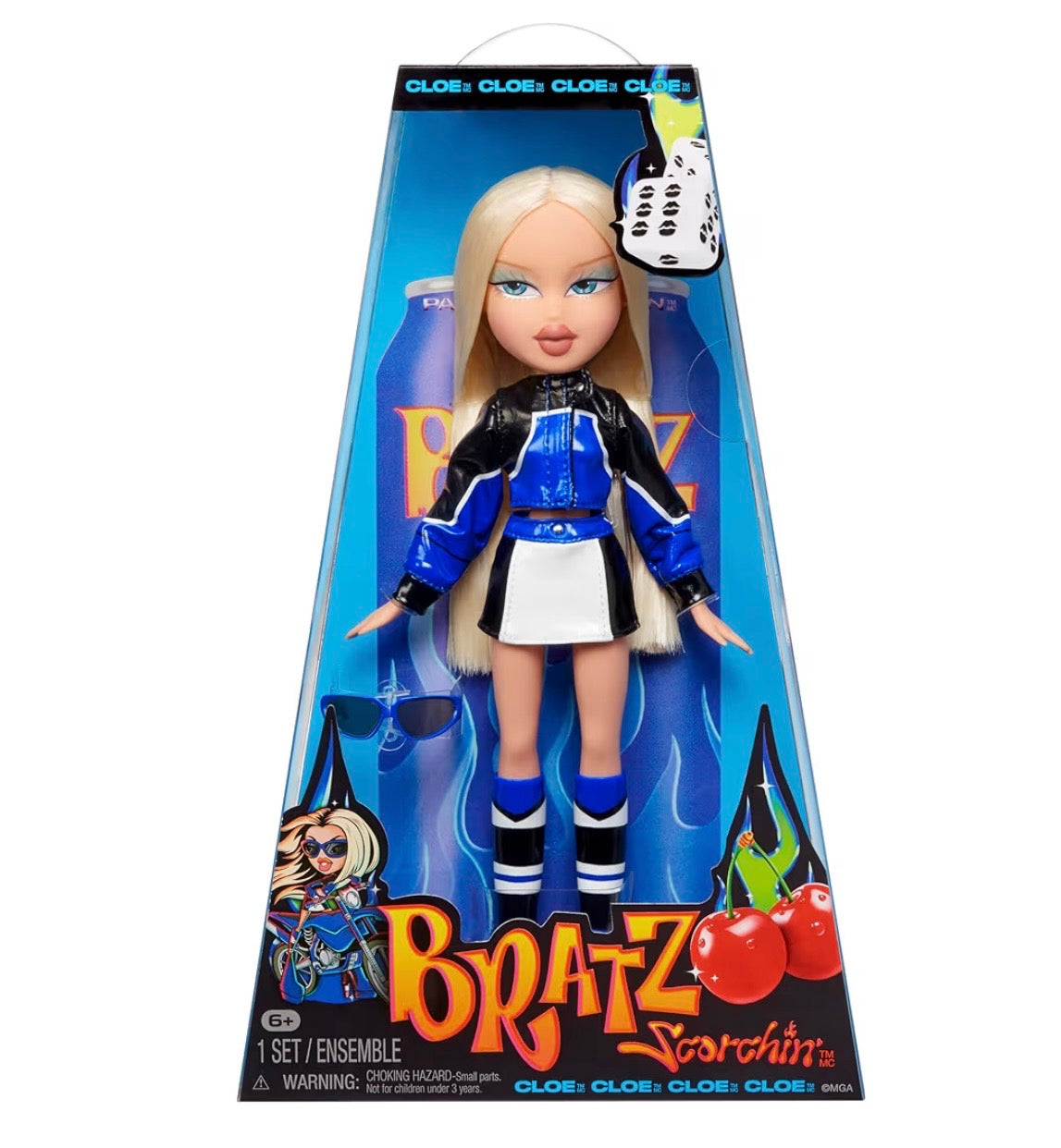Bratz Scorchin' Yasmin - Include 1 Bambola Fashion con Abiti e Accessori, Bambole ispirate alle Moto, Bei Giocattoli per Bambine