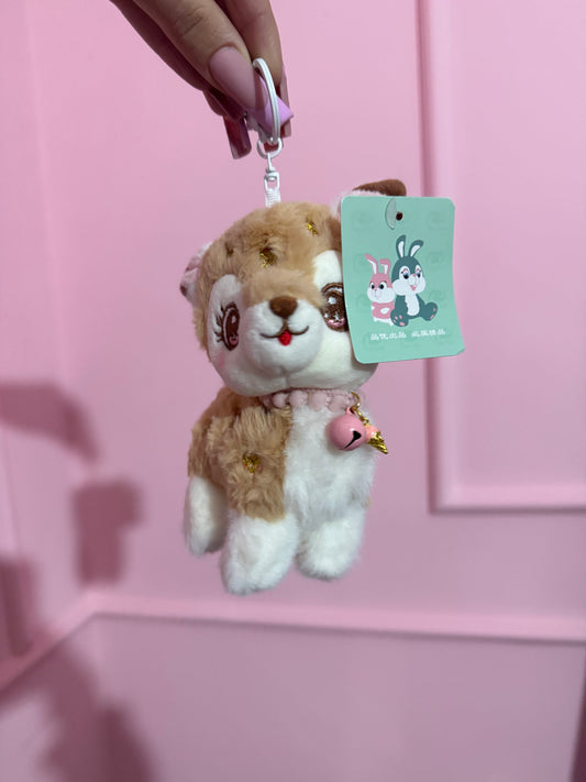 Portachiavi Peluche Cerbiatto Biscotto