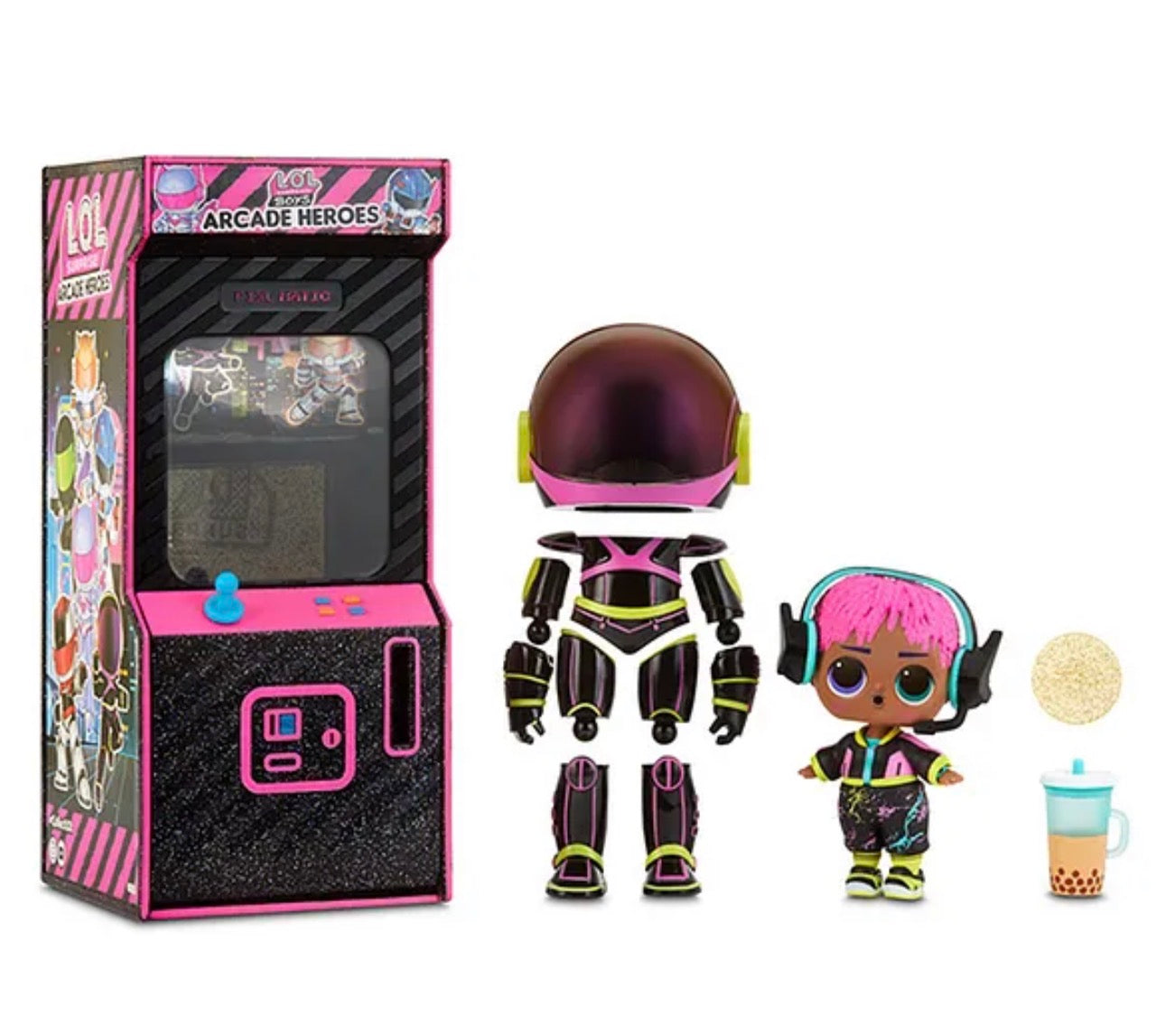 LOL Surprise! Boys Arcade Heroes - 15 sorprese incredibili, costumi eroici, accessori da collezione