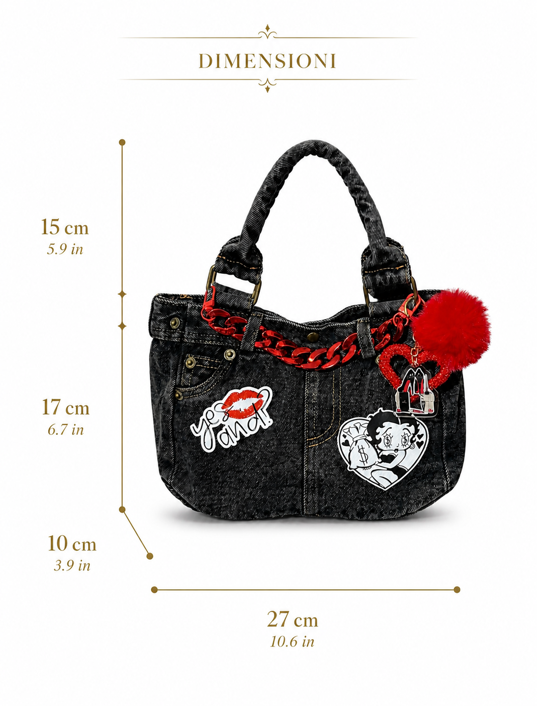 Borsa Y2K Mini Tote - Betty Rich Energy