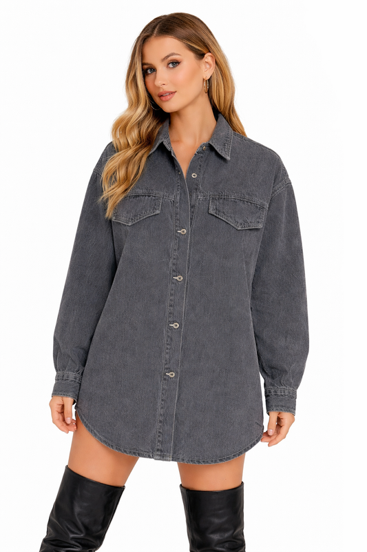 Camicia Denim Oversize Betty Attitude