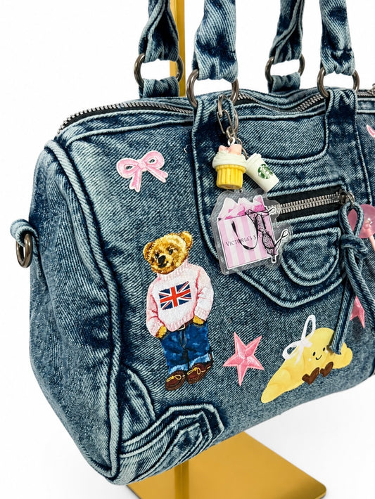 Borsa Denim - Croissant Dream