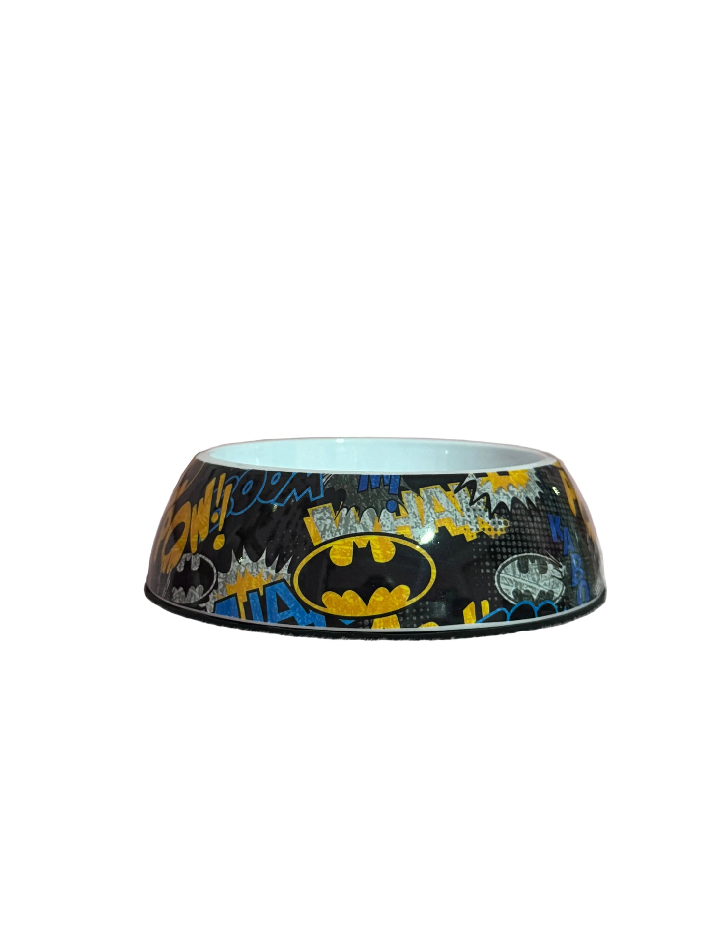 Ciotola Batman in acciaio inox, ciotola singola per l’alimentazione degli animali domestici, supporto per ciotole di cibo e acqua per cani