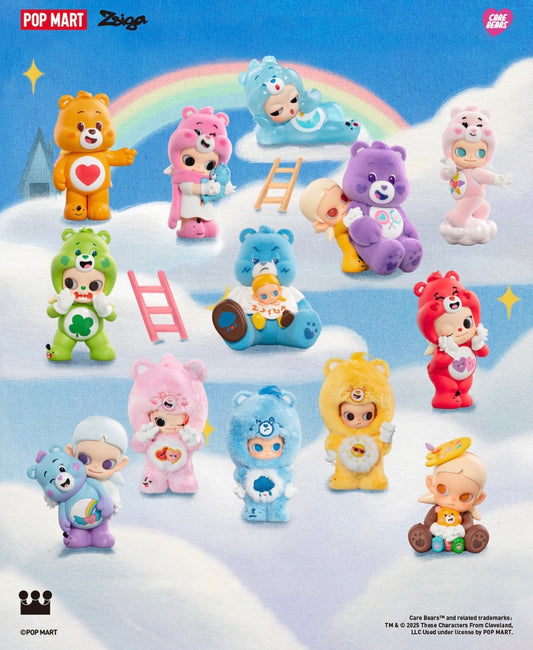 POPMART CareBears × Zsiga Series. Blind Box Toys Mystery
Box.
