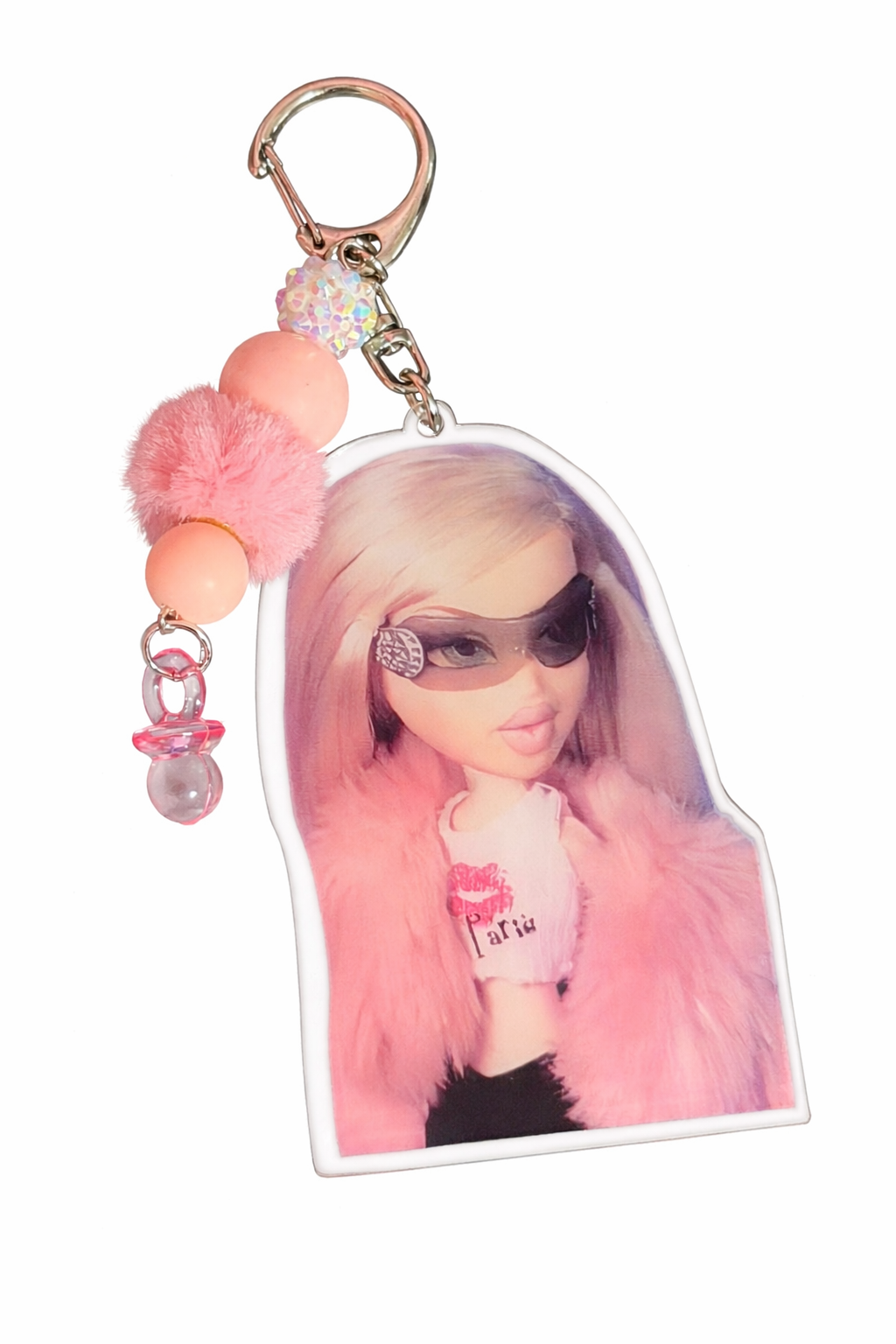 Charm Portachiavi Doll - Accessori alla moda per decorazione di borse e chiavi di auto