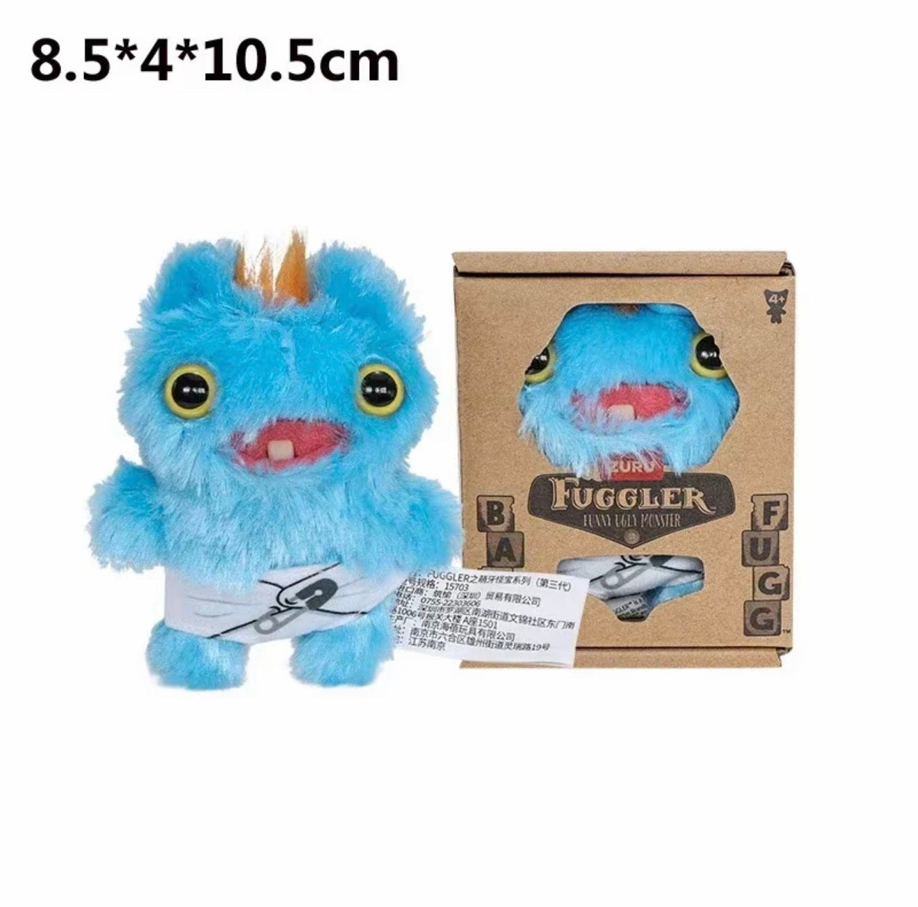 Fuggler serie Baby Peluche Mr Needles divertente mostro brutto Fuggs Munch Rabbids peluche regalo giocattolo morbido 9CM