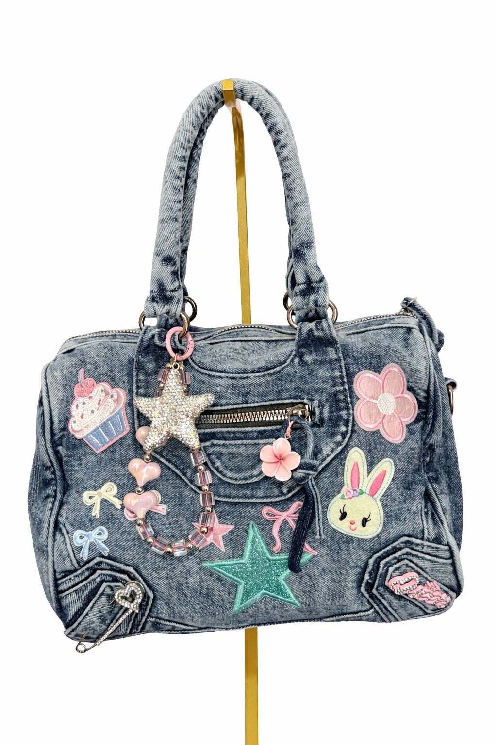 Borsa Denim - stile Y2k 28x20x14